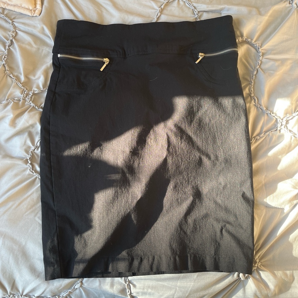 Joe b low waisted black pencil skirt